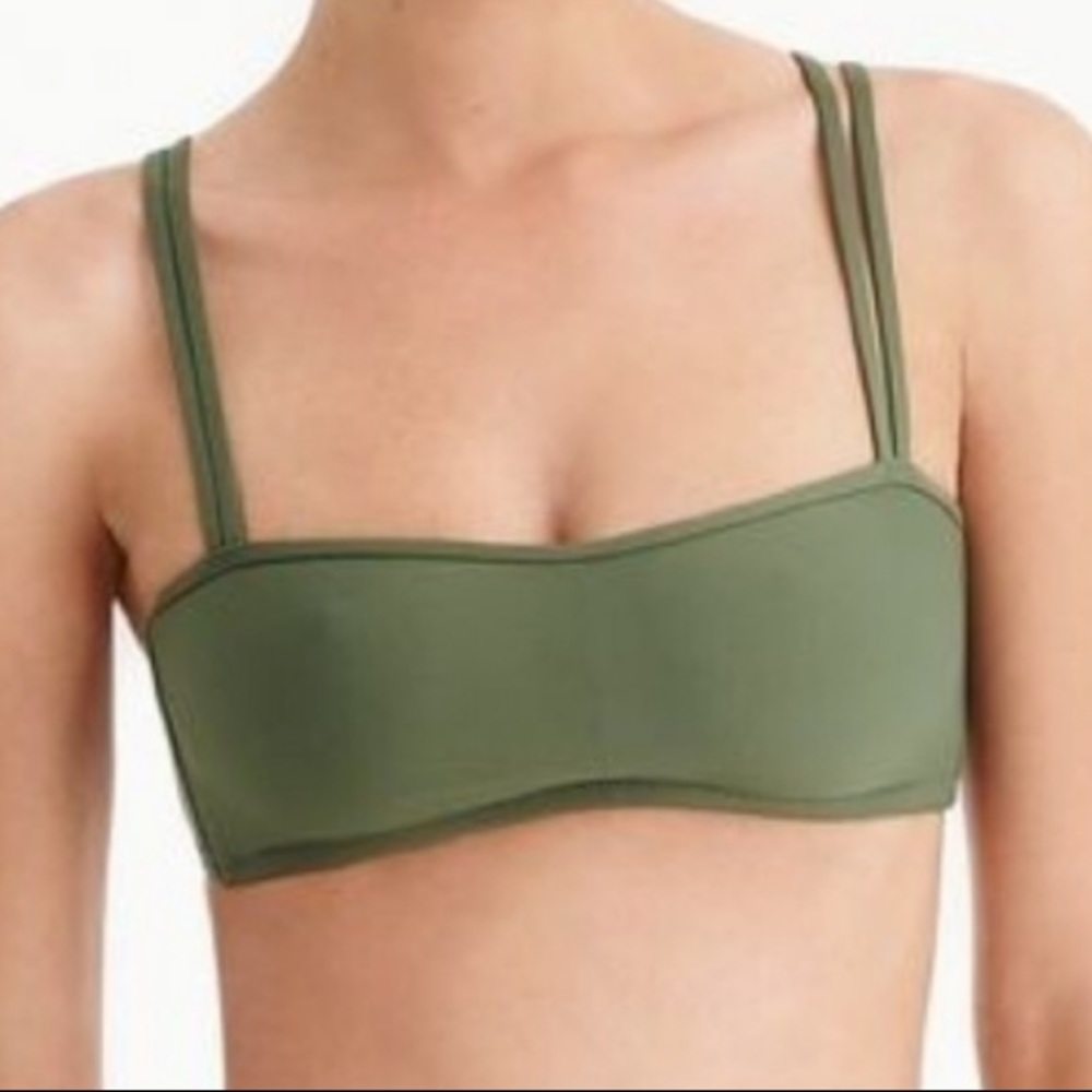 J. Crew Matching Bikini in Neon Flamingo